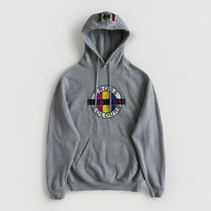 Y2K Cross Colours Livin Phat Hoodie Mens Unisex S Gray Hip Hop Nation Streetwear
